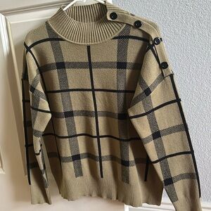 Mock turtleneck sweater